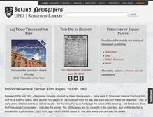 Tablet Screenshot of islandnewspapers.ca